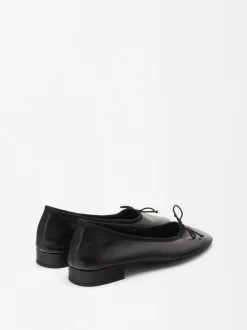 Parfois Sapatos Rasos|Pele*Sabrinas Tacão Em Pele | Preto