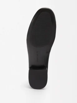 Parfois Sapatos Rasos|Pele*Sabrinas Tacão Em Pele | Preto