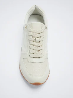 Parfois Sapatilhas*Sapatilhas Desportivas Running Bege | Branco