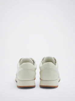 Parfois Sapatilhas*Sapatilhas Desportivas Running Bege | Branco