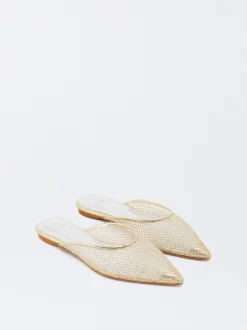 Parfois Sapatos Rasos*Sapatos Rasos Tipo Mules | Dourado