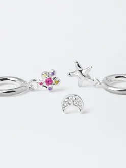 Parfois Sets de Bijuteria|Brincos*Set De Brincos Com Zircónias | Multicor