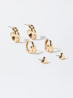 Parfois Sets de Bijuteria|Brincos*Set De Brincos s | Dourado