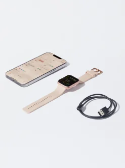 Parfois Relógios Digitais*Smartwatch Bracelete De Silicone Preto | Rosa