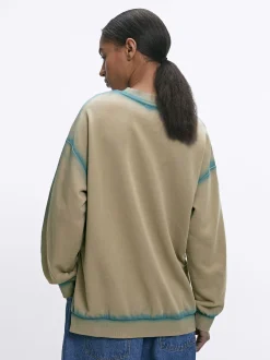 Parfois Sweatshirts*Sweatshirt Em Algodão Bege | Castanho