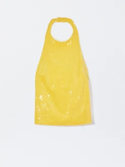 Parfois Tops e T-shirts*Top De Lantejoulas Verde | Amarelo