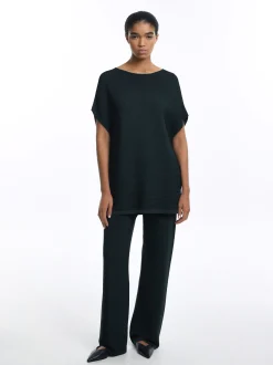Parfois Básicos|Malha*Top De Malha Preto | Verde