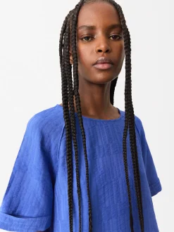 Parfois Básicos|Tops e T-shirts*Top Jacquard Bege | Azul