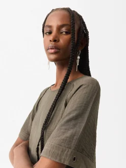 Parfois Básicos|Tops e T-shirts*Top Jacquard Bege | Caqui