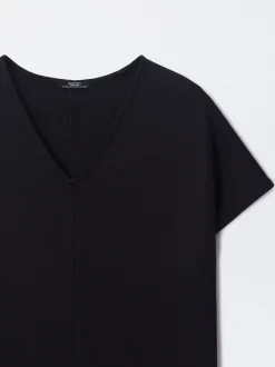 Parfois Básicos|Tops e T-shirts*T-Shirt Básica Decote Em Bico | Preto